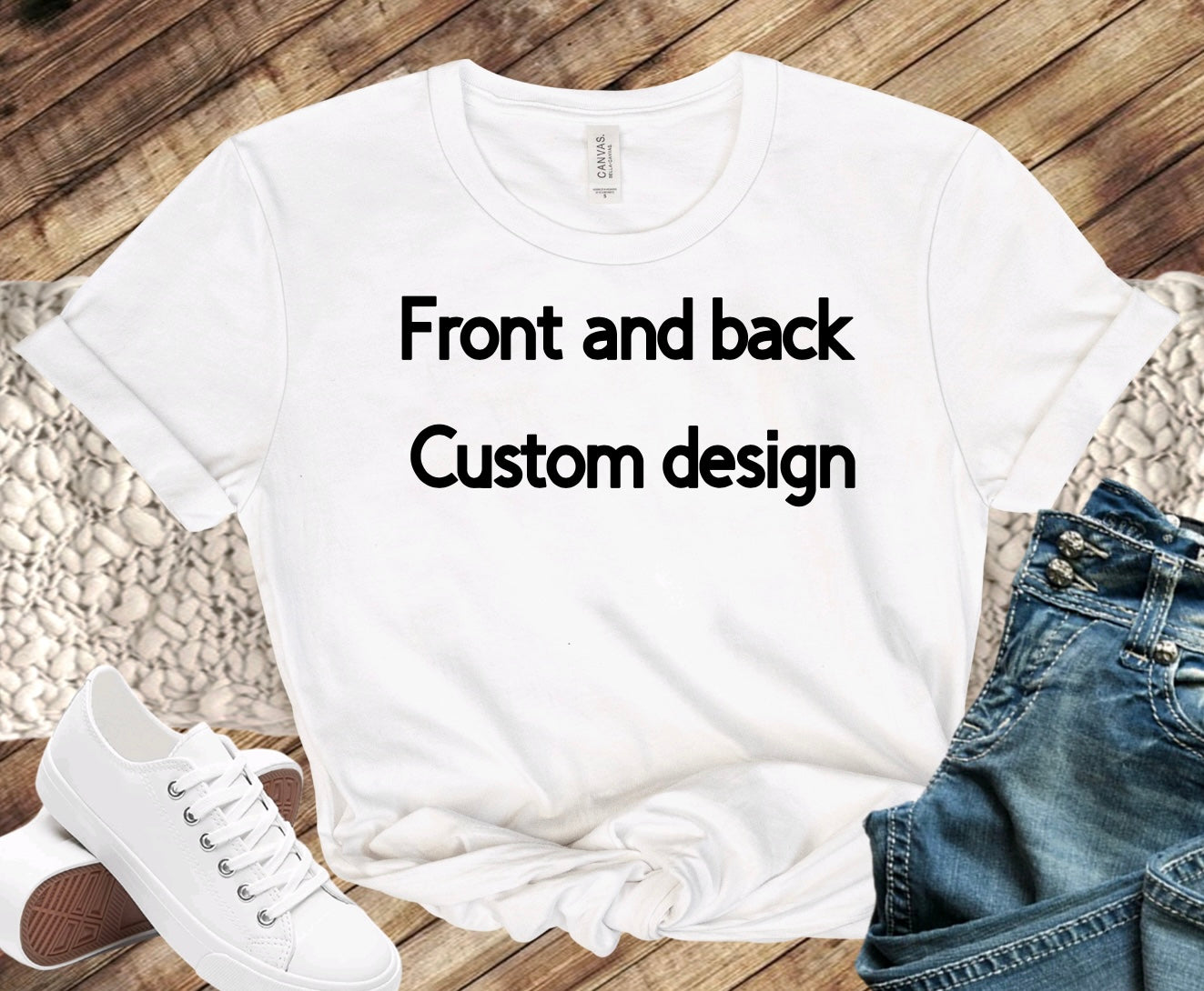 Custom Front and Back - T-shirt