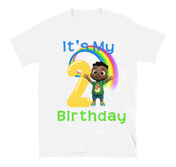 Kids Character Birthday Shirt